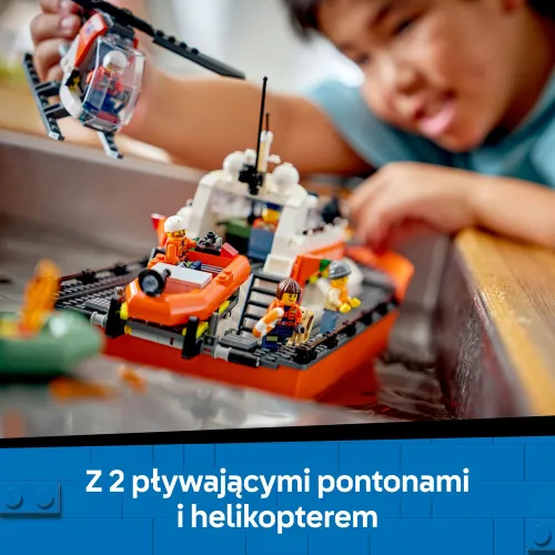 LEGO 60504 City Łódź ratunkowa i helikopter straży przybrzeżnej