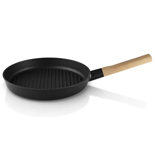 EVA SOLO Nordic Kitchen 28 cm - patelnia grillowa aluminiowa nieprzywierająca