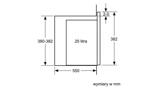 Kuchenka mikrofalowa Bosch BEL554MS0 Grill