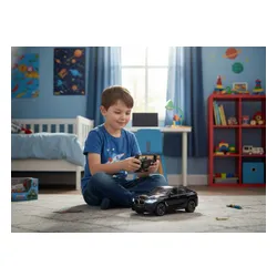 Zdalnie sterowany samochód COIL auto RC pilot BMW X6 M LED 1:14 pojazd czarny