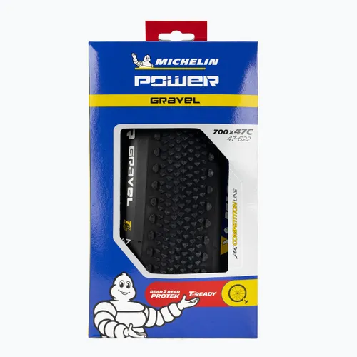 Opona rowerowa Michelin Power Gravel TS TLR Competition Line 700 x 47C black