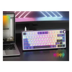 Klawiatura ROYAL KLUDGE R75 Blackberry Mousse K Silver Switch