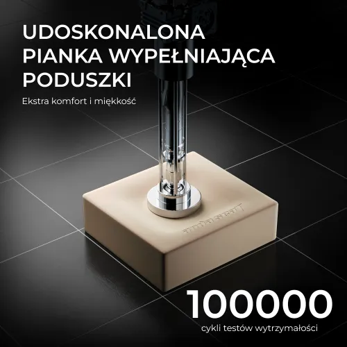 Fotel Anda Seat X1 Gaming Sofa Elegant Black Gamingowy do 120kg Skóra Eco Czarny