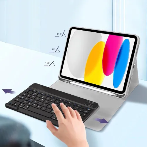 Etui na iPad TECH-PROTECT Sc Pen Szary Klawiatura