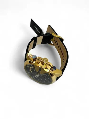 Zegarek Diesel Mega Chief DZ4344 Gold/Black/Gold - outlet