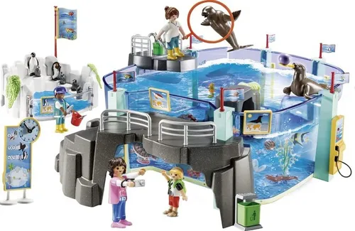 Playmobil Family Fun 70537 Мега набор с фигурками - Океанариум