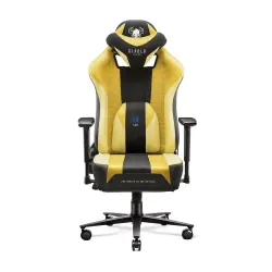 Fotel Diablo Chairs X-Player 2.0 King Size - gamingowy - dark sunflower - skóra ECO - tkanina - do 160kg