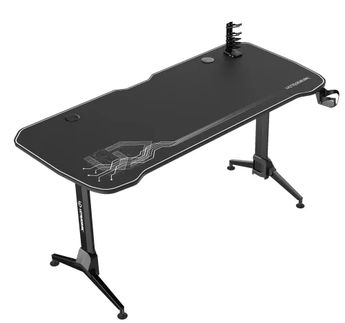 Biurko Ultradesk GRAND 160cm Regulacja wysokości Czarno-biały