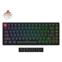 Klawiatura mechaniczna Keychron K2 Version 3 RGB Super Red Czarny