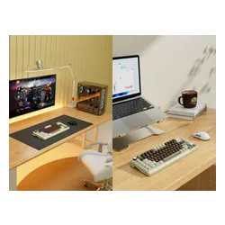 Klawiatura ROYAL KLUDGE L75 Mocha Grey Cream Switch