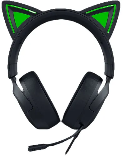 Słuchawki przewodowe z mikrofonem Razer Kraken Kitty V3 X Nauszne Czarny