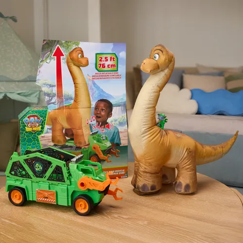 Pojazd SPIN MASTER Psi Patrol: Dino Movie Mega pojazd z dmuchanym dinozaurem 6075939