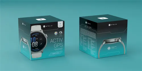 Smartwatch STELIO Activ AI GPS 46mm Srebrny