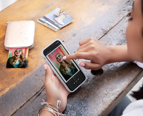 Drukarka HP Sprocket Select Eclipse Szaro- złoty