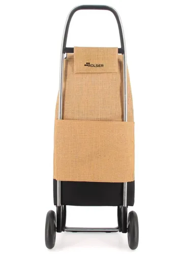 Wózek na zakupy 2-kołowy Rolser I-Max Yute Bi 2 Wheels - natural / black