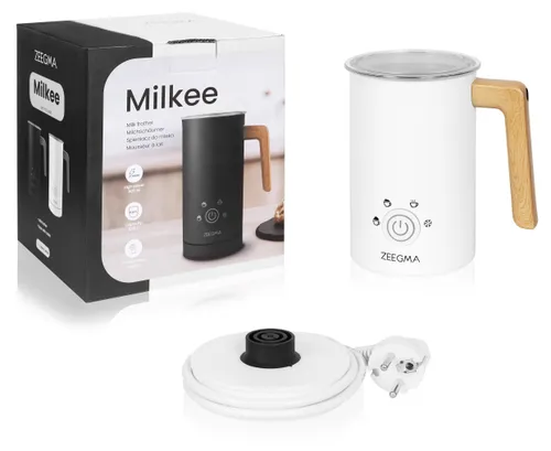 Spieniacz ZEEGMA Milkee Wood Biały