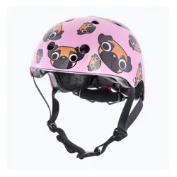 Kask rowerowy dziecięcy Hornit Pug pink/brown