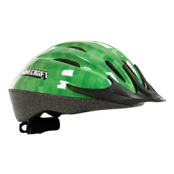 Kask rowerowy HUFFY Minecraft Zielony dla Dzieci (rozmiar S/M)