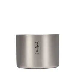Kubek termiczny Snow Peak Titanium Double Wall M400 Stacking Mug