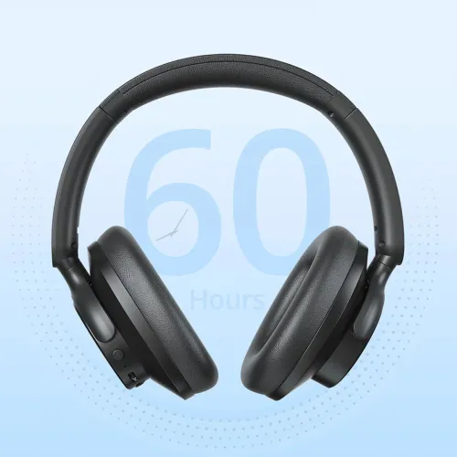 Słuchawki bezprzewodowe Tronsmart Sounfii Q20S Hybrid ANC Nauszne Bluetooth 5.3 Czarny