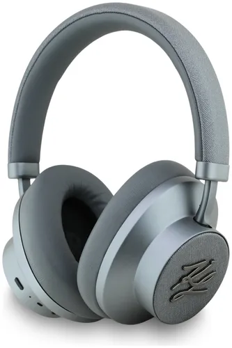 Słuchawki nauszne KARL LAGERFELD Grained Initials Bluetooth ANC Szary