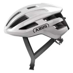 Kask rowerowy ABUS PowerDome Shiny Biały Szosowy (rozmiar S)