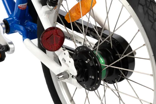 Rower dziecięcy KARBON Superlight Automatic 18 cali dla chłopca Niebieski