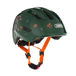 Kask rowerowy dziecięcy ABUS Smiley 3.0 green robo