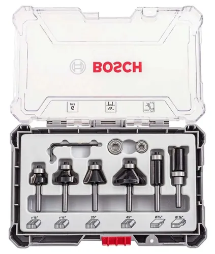 Zestaw frezów BOSCH Trim&Edging 2607017470 (6 szt.)