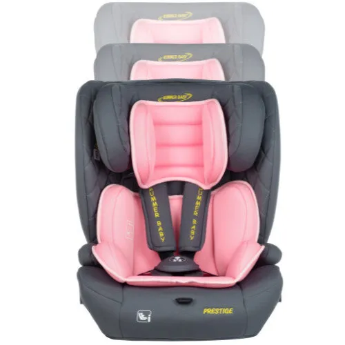 Fotelik samochodowy czarny PRESTIGE ISOFIX 15-36 kg i-Size 76-150 cm Summer Baby