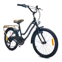 Rower dziecięcy SUN BABY Heart Bike 20 cali dla dziewczynki Czarny