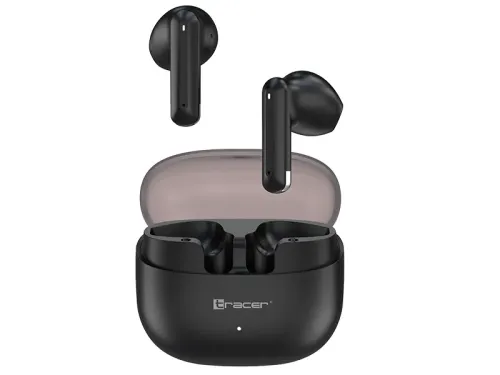Słuchawki bezprzewodowe Tracer T12 TWS BT BLACK Douszne Bluetooth 5.4 Czarny