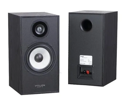 Pylon Audio Pearl Monitor Columns Black Without bases 2pc.