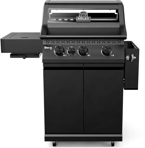 Grill gazowy KOLER Krone Compact Pro Czarny 15.8 kW 60 x 46 cm