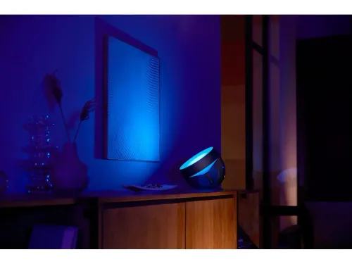 Lampka nocna Philips Hue White Ambiance Iris Czarny