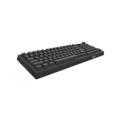 Klawiatura gamingowa Aqirys Atria AQIRYS White Linear przewodowa mechaniczna podświetlana czarna