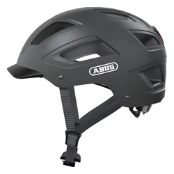 Kask rowerowy ABUS Hyban 2.0 Tytanowy Miejski z lampką (rozmiar XL)