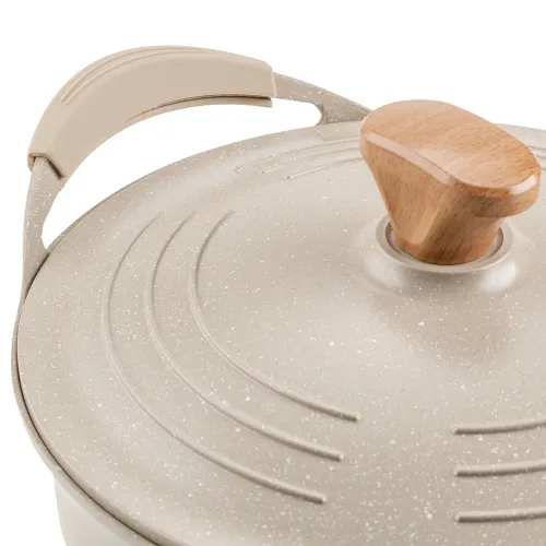 Garnek aluminiowy nieprzywierający z pokrywką FLORINA OSLO 4,3 l