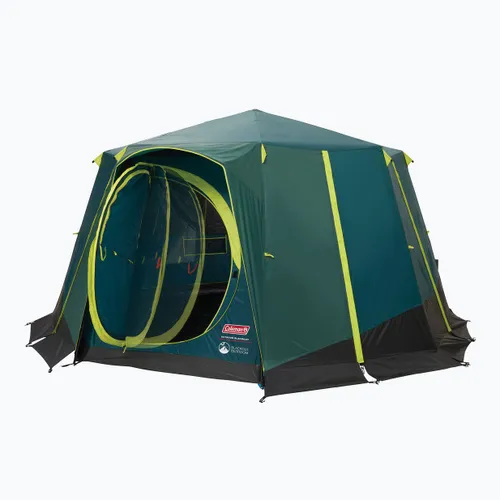 Namiot kempingowy 8-osobowy Coleman Cortes Octagon Blackout Bedroom green