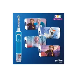 Elektrikli Diş Fırçası Oral - B Çocuklar Dondurulmuş + D103 Canlılık Pro WH