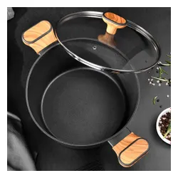 Garnek Multiclad 20Cm Z Pokrywą Bergner Bg-56036 Charcoal
