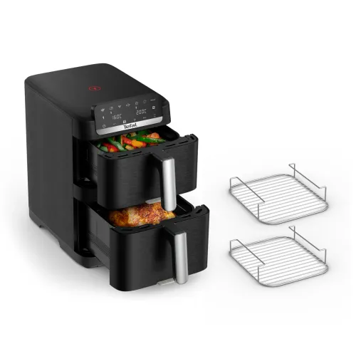 Air fryer Tefal Easy Fry Crispy Stack EY7528 2700W 10l Aplikacja mobilna