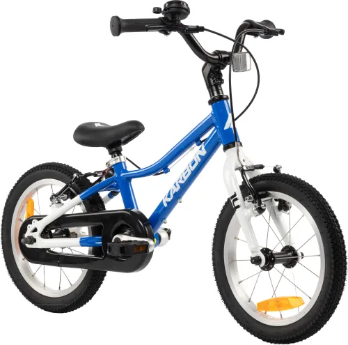 Rower dziecięcy KARBON Superlight 14 cali dla chłopca Niebieski