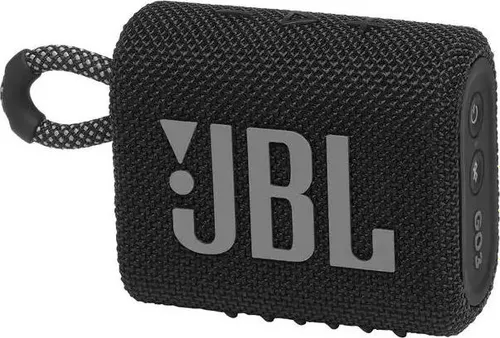 JBL GO 3 Hoparlörü Siyah (JBLGO3BLK)