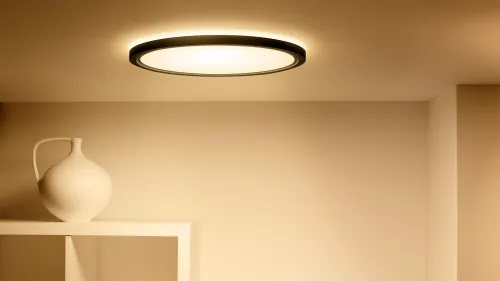 Lampa sufitowa WiZ Superslim Ceiling 22W Czarny