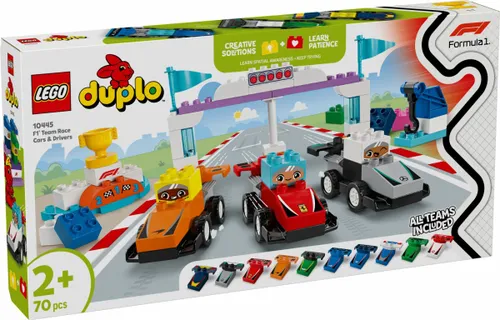 LEGO Klocki DUPLO 10445 Bolidy i kierowcy F1