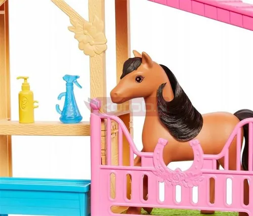 LALKA BARBIE Renee Opieka nad kucykiem zestaw z serialu "Zagadki Barbie" HXJ40