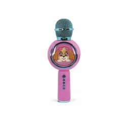 Mikrofon z głośnikiem Bluetooth OTL Technologies PAW Patrol Skye PopSing LED Light Up Wireless Karaoke 5W Różowy