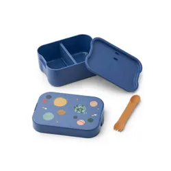 Zestaw lunchbox + butelka Liewood Chelsey Lunchbox Set - universe / classic navy