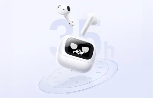 Słuchawki bezprzewodowe UGREEN LightBuds Magic WS216 Douszne Bluetooth 6.0 Biały
